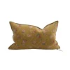 Coussin Vice Versa - Lin Wasabi - Jardin Secret Ocre
