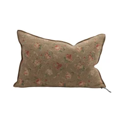 Coussin Vice Versa - Lin Wasabi - Jardin Secret Blush