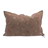 Coussin Vice Versa - Lin Wasabi - Jardin Secret Bois de Rose