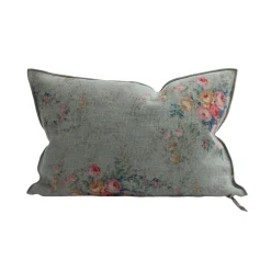 Coussin Vice Versa - Lin Wasabi - Pompadour Nuage