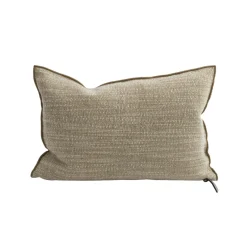 Coussin Vice Versa - Toile de berger - Cappuccino Givré 40x60 cm