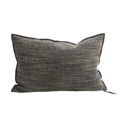 Coussin Vice Versa - Toile de berger - Brownie givré 40x60 cm