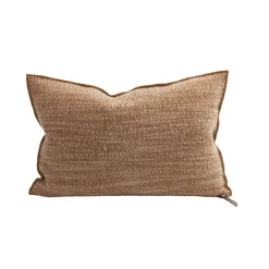 Coussin Vice Versa - Toile de berger - Ambre givré 40x60 cm