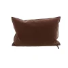 Coussin Vice Versa - Velours Palazzo - Argile 40x60 cm