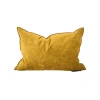 Coussin Vice Versa - Velours Royal - Ocre
