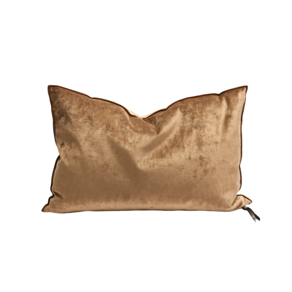 Coussin Vice Versa - Velours Royal - Havane