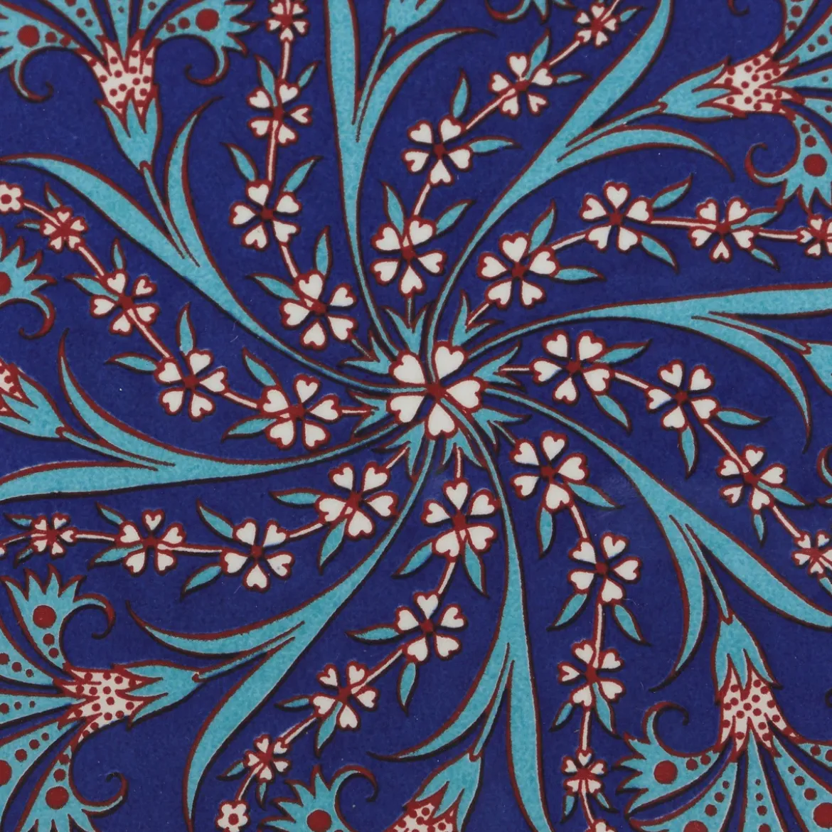 Dessous de Plat en céramique - Bleu foncé et Violet