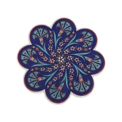 Dessous de Plat en céramique - Bleu foncé et Violet