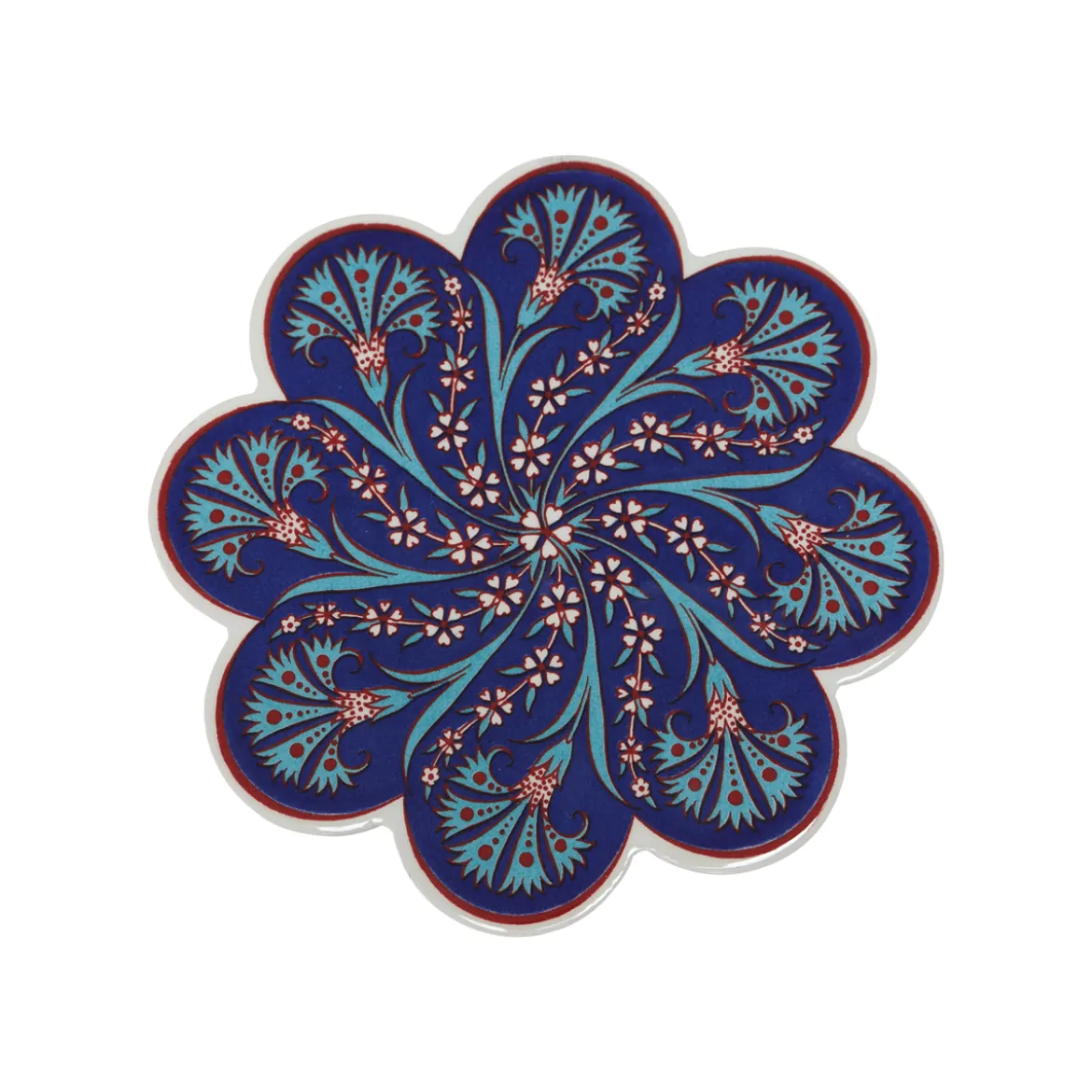 Dessous de Plat en céramique - Bleu foncé et Violet