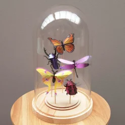 Ensemble d'insectes en papier - Violet