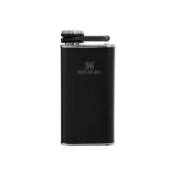 Flasque Classic Easy Fill Wide Mouth Flask - Hammertone Black 0.23L