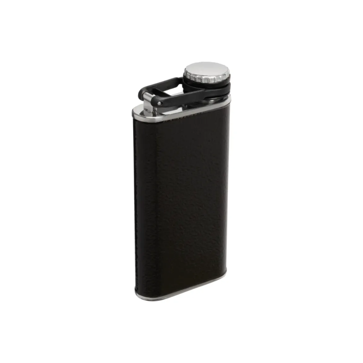 Flasque Classic Easy Fill Wide Mouth Flask - Hammertone Black 0.23L