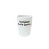 Gobelet en porcelaine - Bonjour Belle gosse