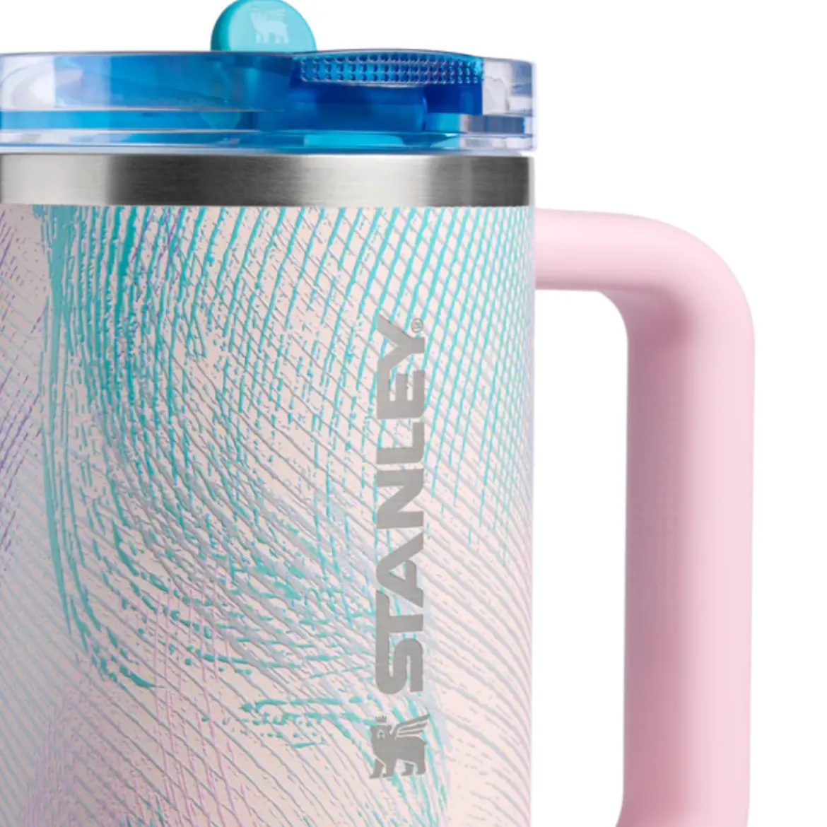 Gourde Quencher H2.0 - ProTour Flip Straw Tumbler - Sea Glass Plume 1,18L