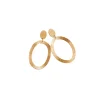 Grandes boucles d'oreilles ovales