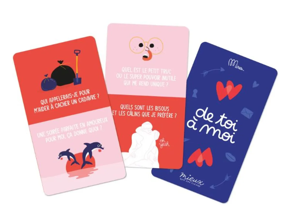 Jeu de 25 cartes - De toi à moi - Spécial Couple