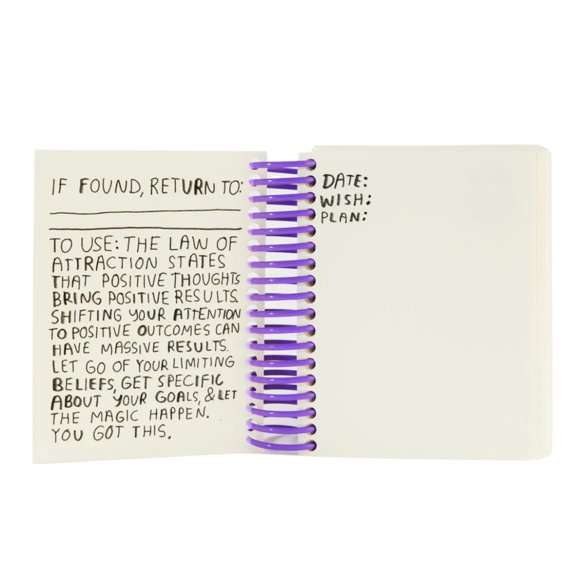 Journal Wish It Attract It Make It Real