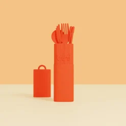 Kit de couverts réutilisables - Orange