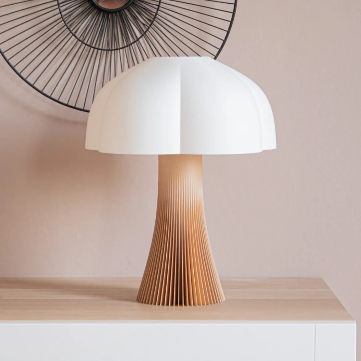 Lampe Arborescence - Bois Beige Clair