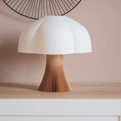 Lampe Arborescence - Bois Beige Clair