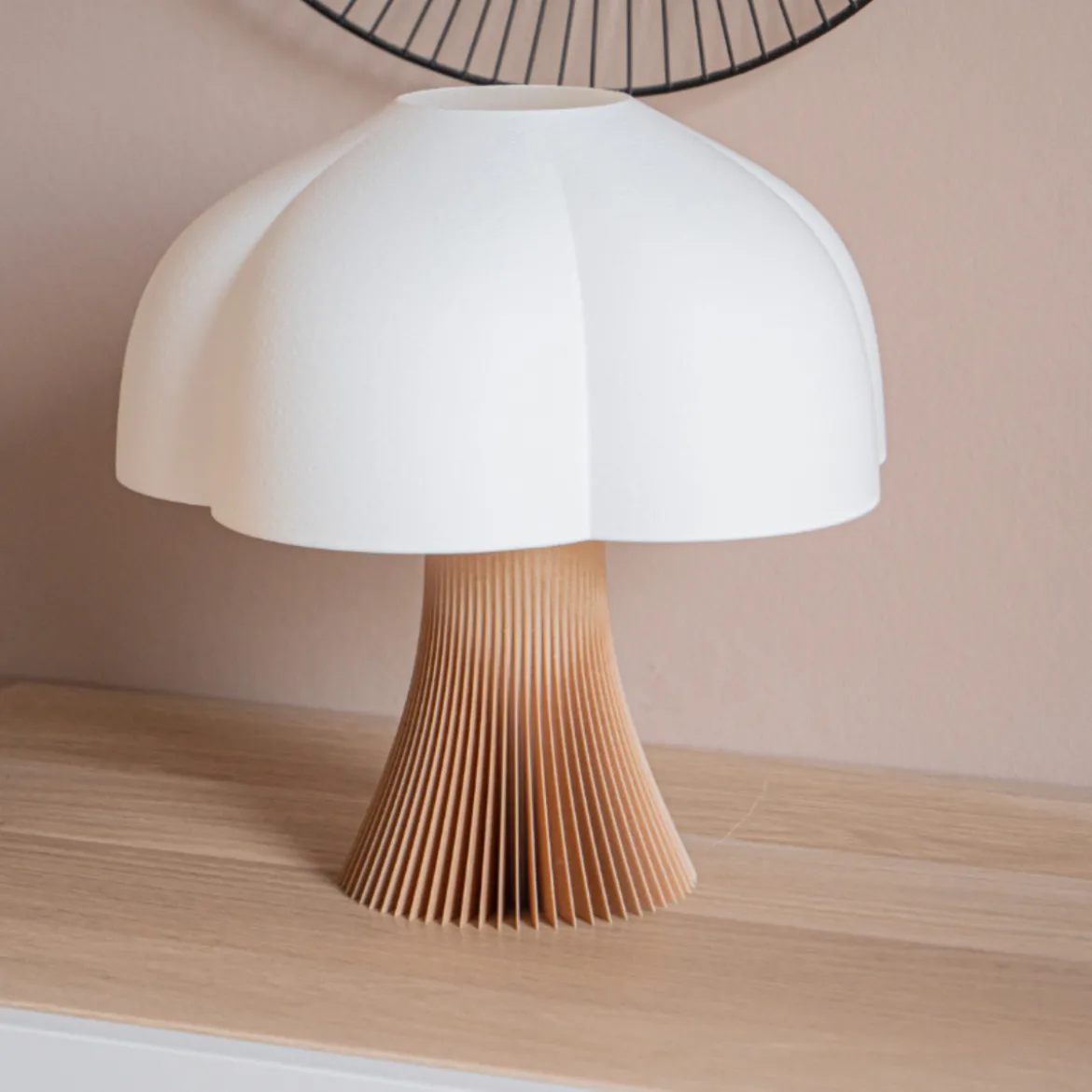 Lampe Arborescence - Bois Beige Clair