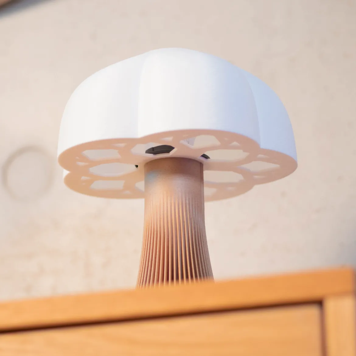 Lampe Arborescence - Bois Beige Clair