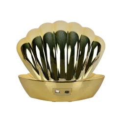 Lampe Coquillage Coki dorée