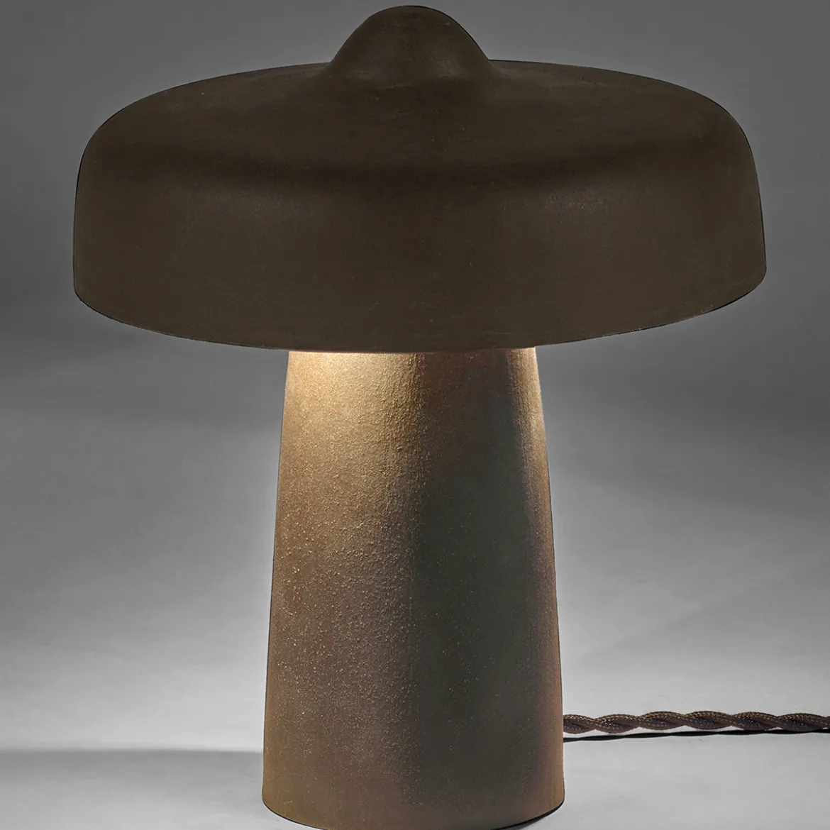 Lampe de table Fou - Gris Anthracite - 19 x 22.5 cm