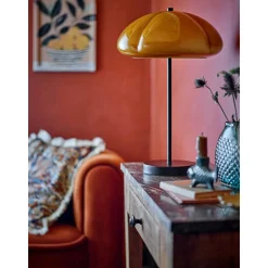 Lampe de table Kinoko - Jaune Métal