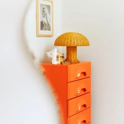 Lampe De Table Rotin - Ø 34 cm x 30 cm