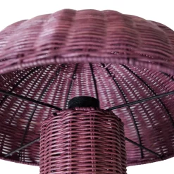 Lampe De Table Rotin - Ø 34 cm x 30 cm