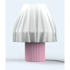 Lampe de Table - Volute Petal Rose