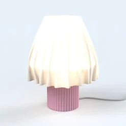 Lampe de Table - Volute Petal Rose