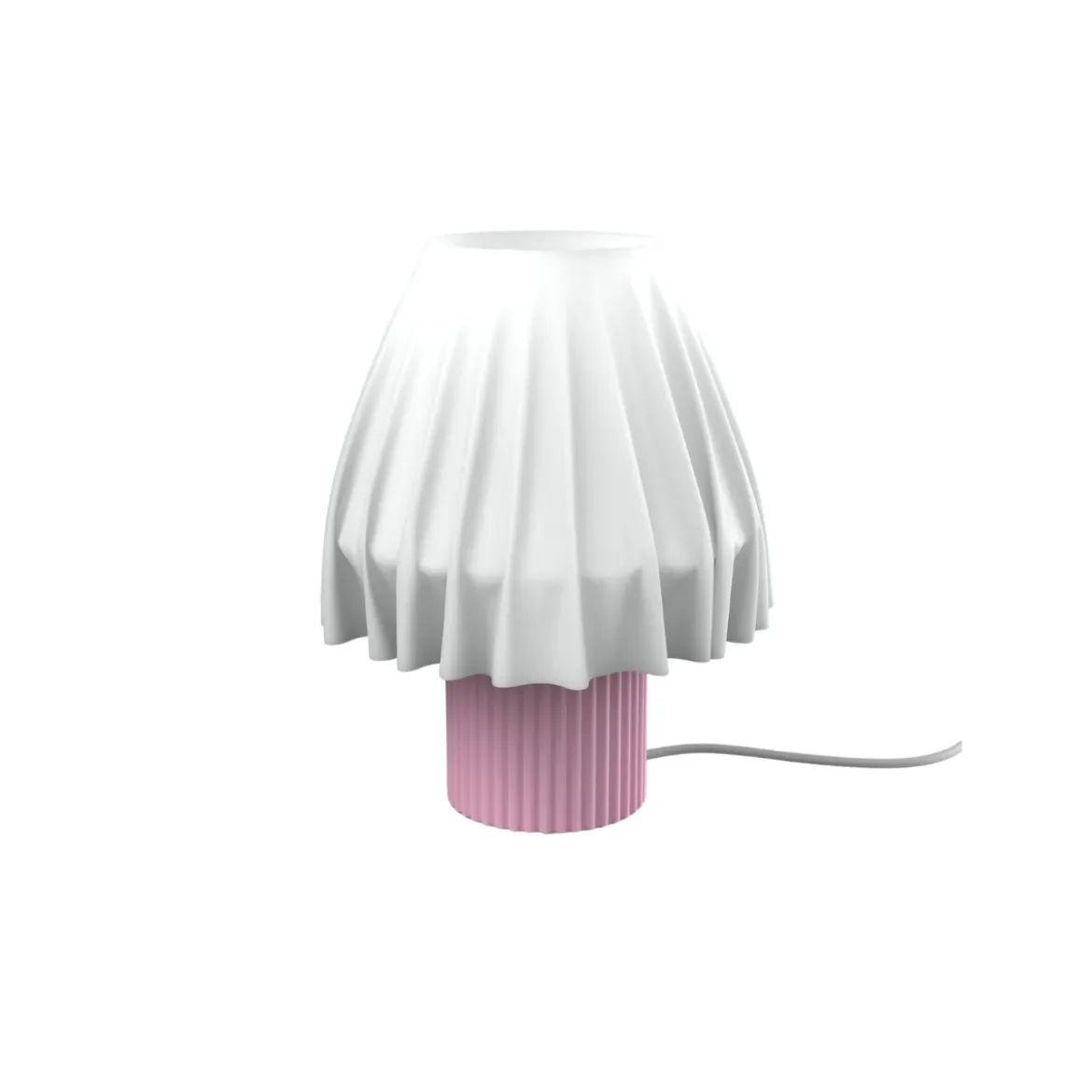 Lampe de Table - Volute Petal Rose