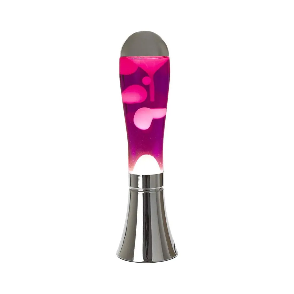 Lampe Lava Magma Argenté