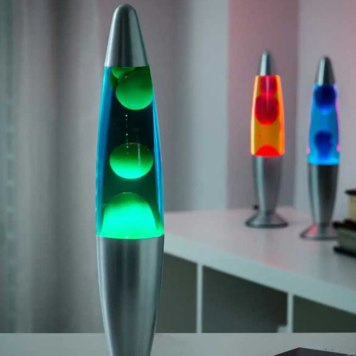 Lampe Lava Magma - Vert