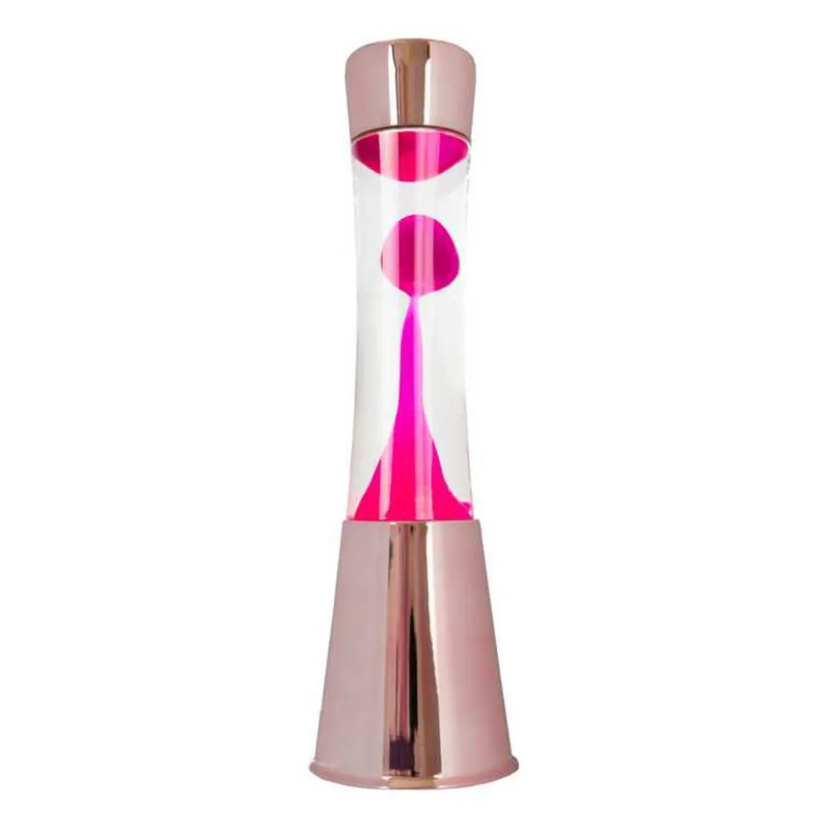 Lampe à lave - Or / Rose