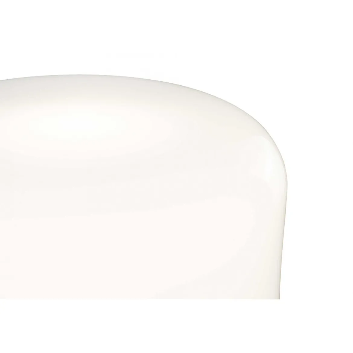 Lampe Livo Metal Chrome & Verre - Blanc