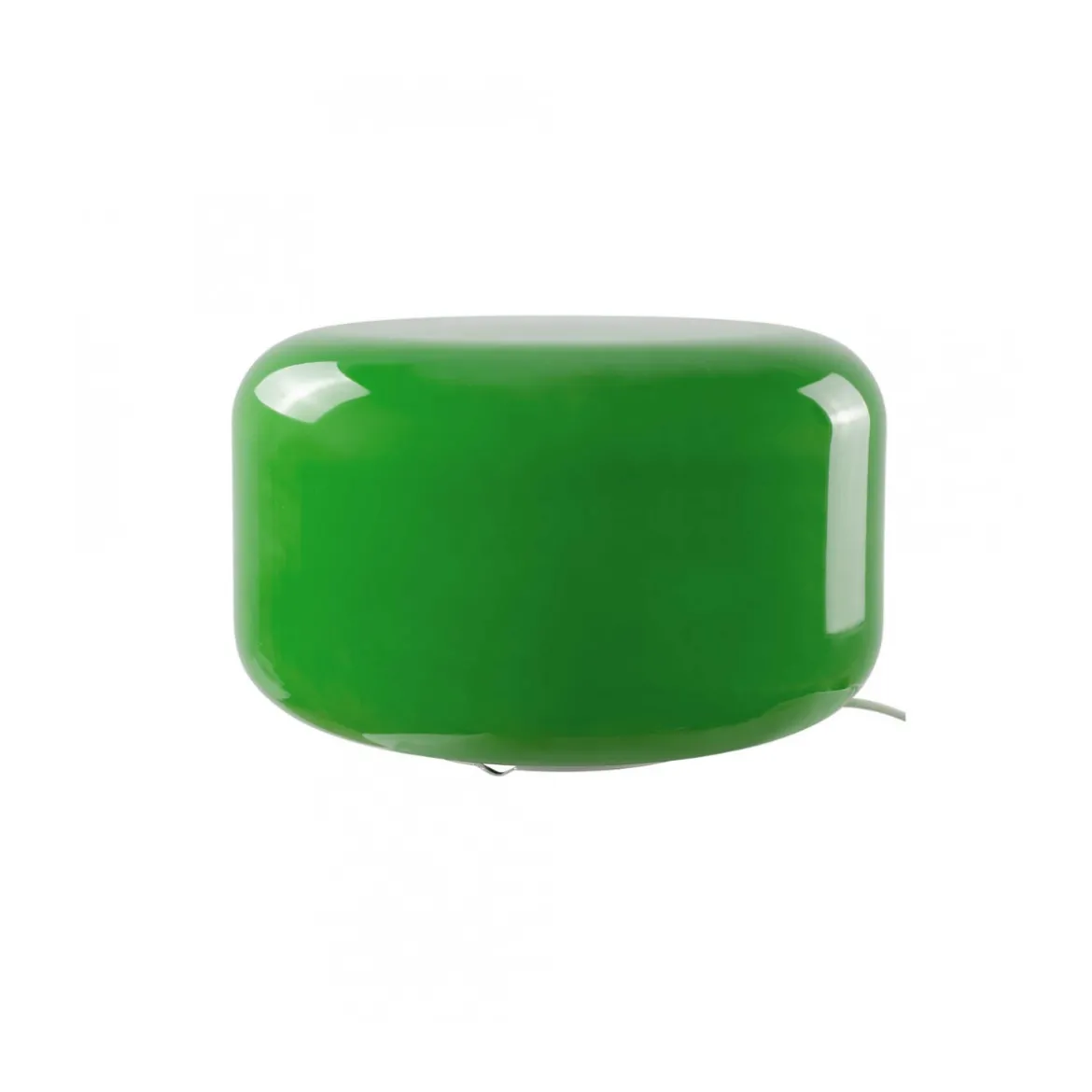 Lampe Livo Metal Chrome & Verre - Vert