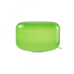 Lampe Livo Metal Chrome & Verre - Vert