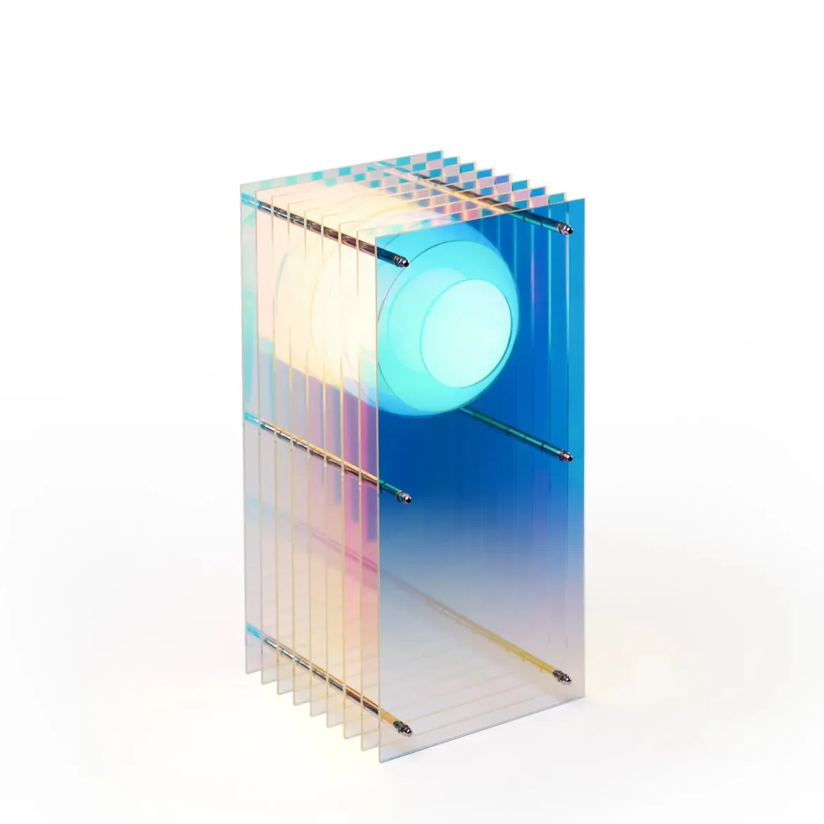 Lampe Lop S - Rectangle Acrylic Dreamy