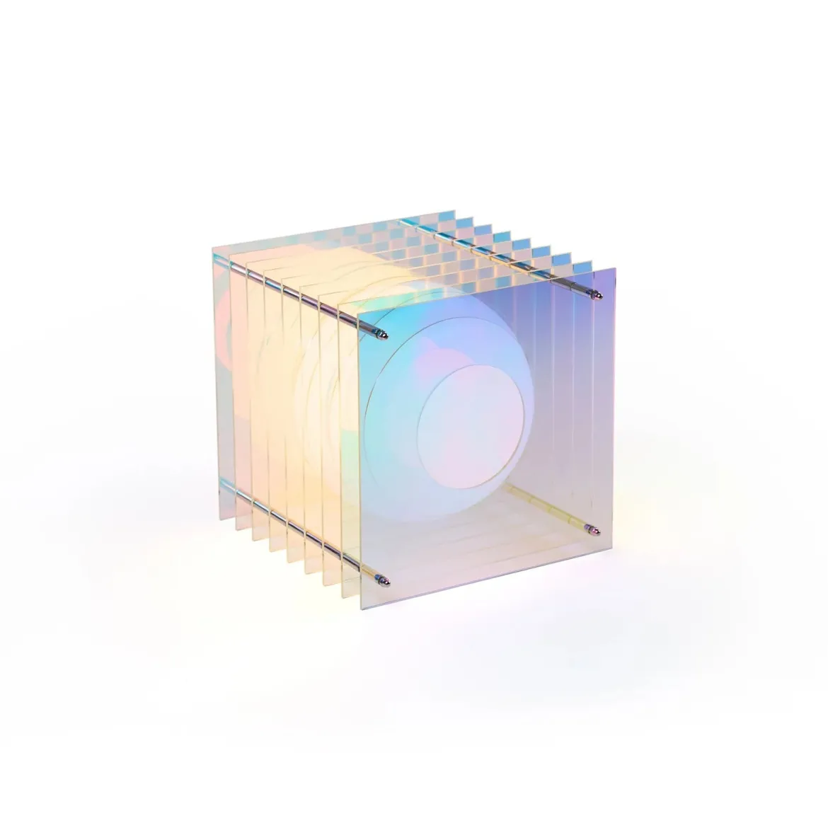 Lampe Lop S - Square Acrylic - Dreamy