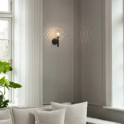 Lampe murale Miira - Rock grey / optic clear