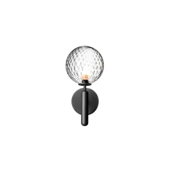 Lampe murale Miira - Rock grey / optic clear
