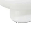 Lampe Ovalie - Verre Blanc