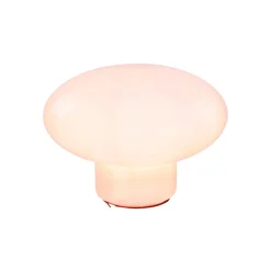 Lampe Ovalie - Verre Rose
