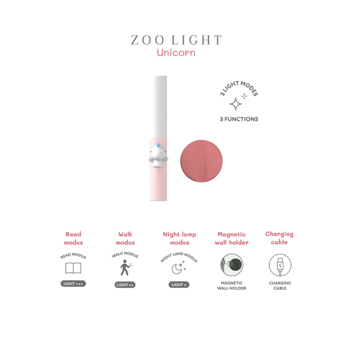 Lampe Portable - Zoo Unicorn
