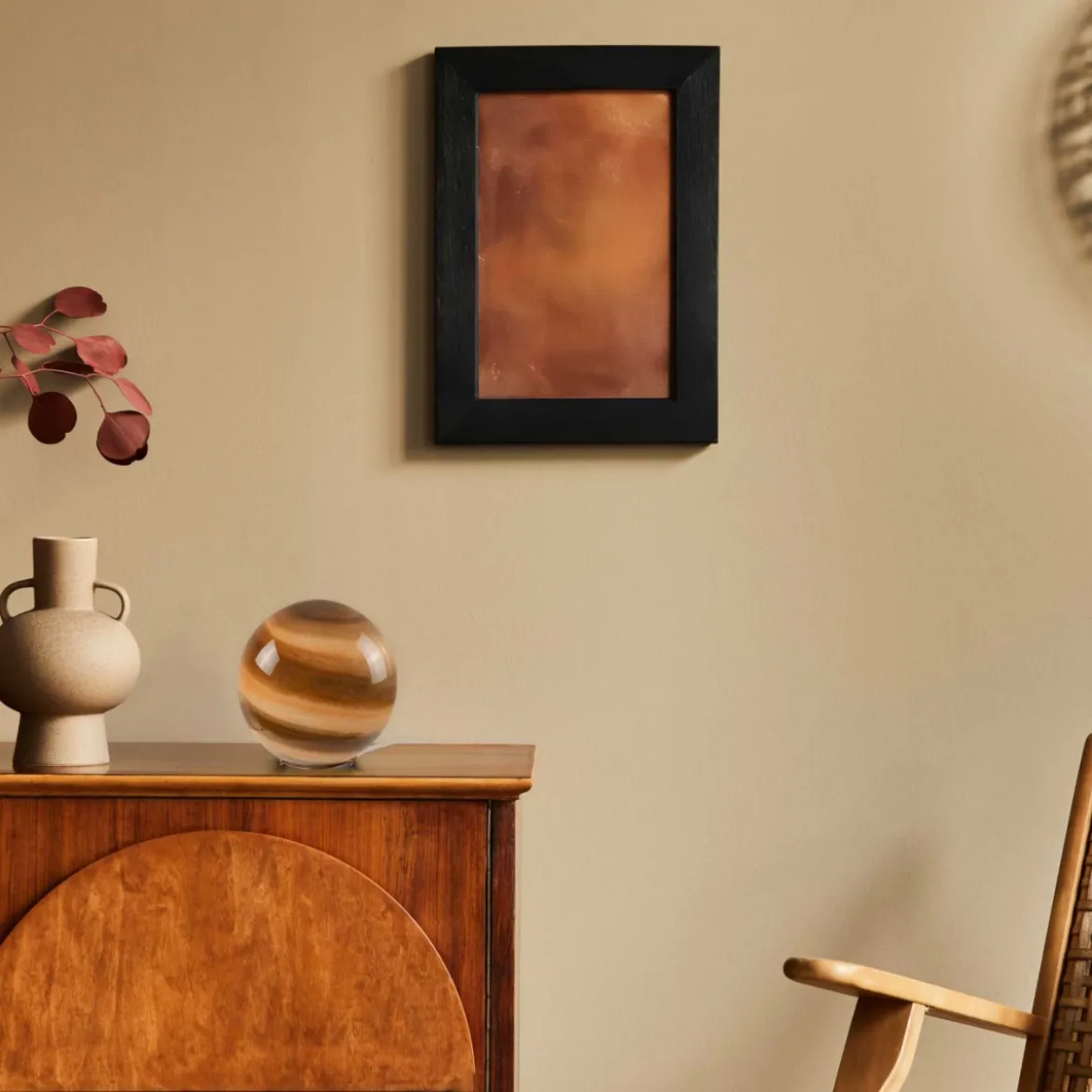 Lampe à poser en verre soufflé - Astrolis Beige