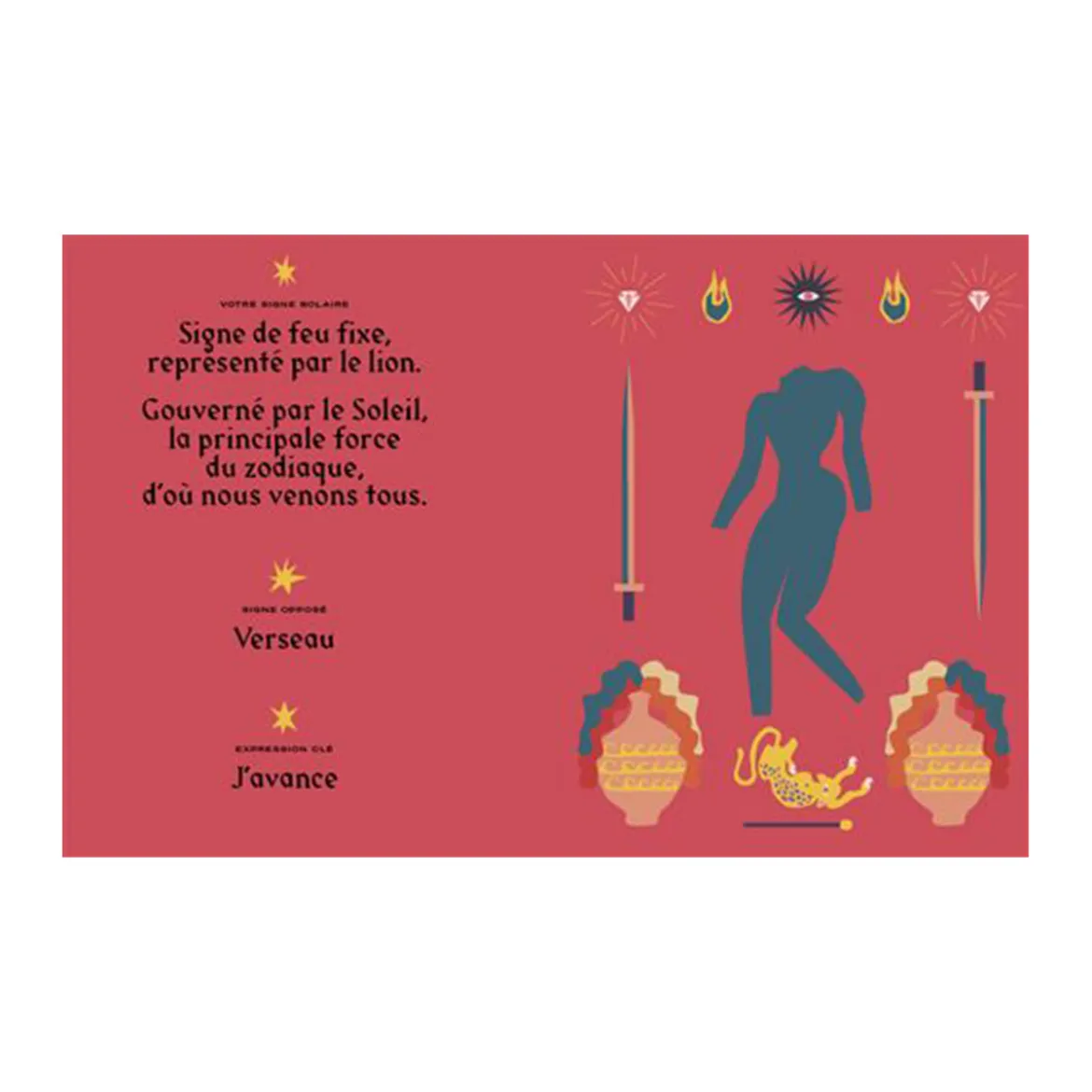 Livre Astrologie signe Lion