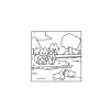 Livre de coloriage - Jardin mignon